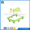 Factory Multi-function Plastic 8 wheels folding round baby walker/New model cheap swivel wheels baby walke sale